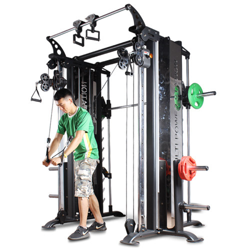 BFT3081小飞鸟深蹲综合训练机健身房单人站力量器材大图展示2