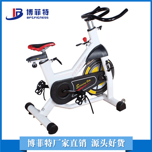 BSE06 象牙白时尚多功能防滑减震磁控动感单车批大图展示2