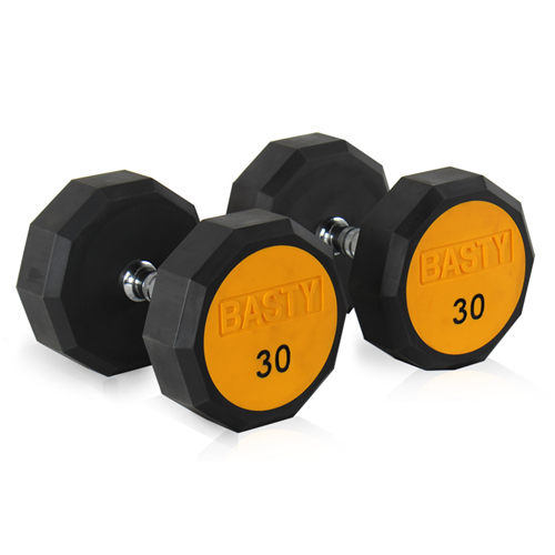 DP-04菱角彩色多规格固定包胶哑铃向日葵污视频APP下载批发大图展示1