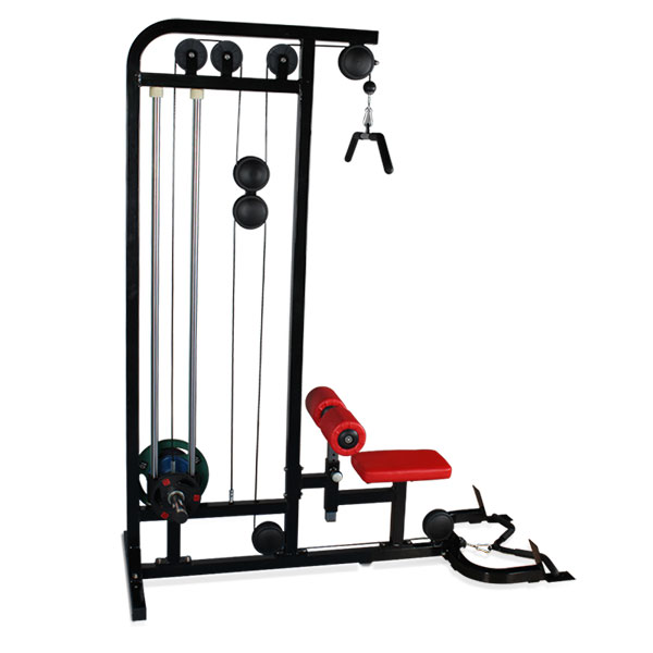 高拉平拉组合健身器材 高位下拉坐姿划船训练器大图展示1