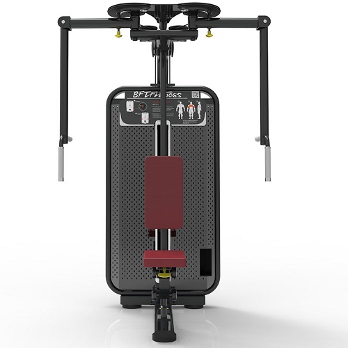 坐式直臂夹胸训练器 坐姿直臂器械夹胸机 广州健身器材工厂直销大图展示2