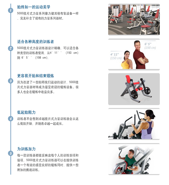 BFT5000挂片式力量训练器材