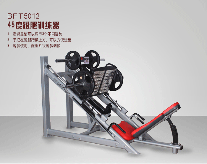 BFT5012，45度蹬腿训练器