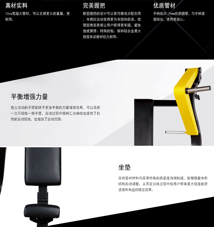 BFT1001坐式双向推胸训练器 BFT1001坐式双向推胸训练器